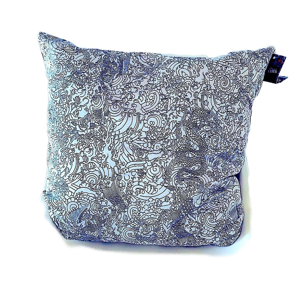 Jean Paul Gaultier Dragon Tattoo Decorative Pillow Case NWT